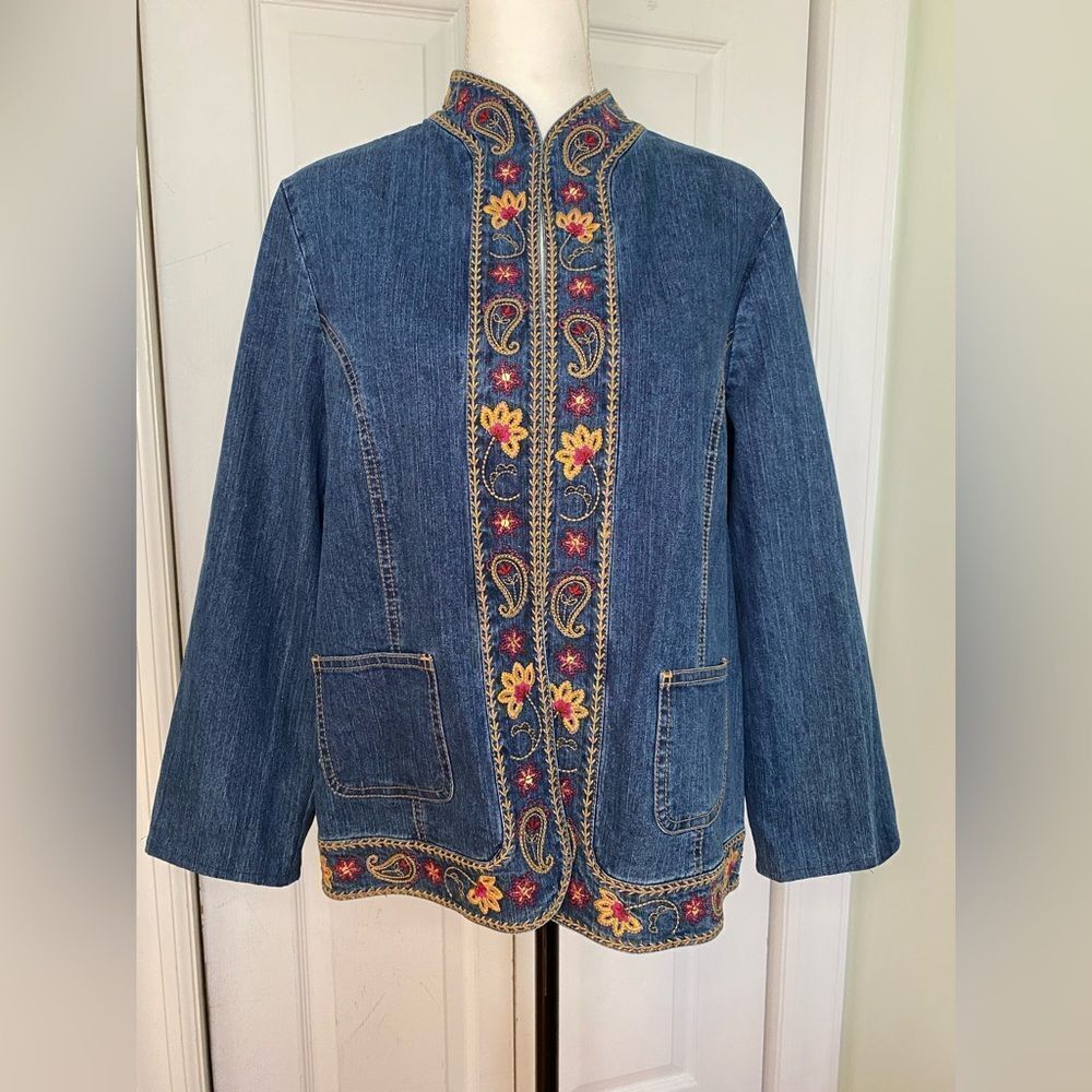 The 90s does 70s Alfred Dunner Bohemian Jacket